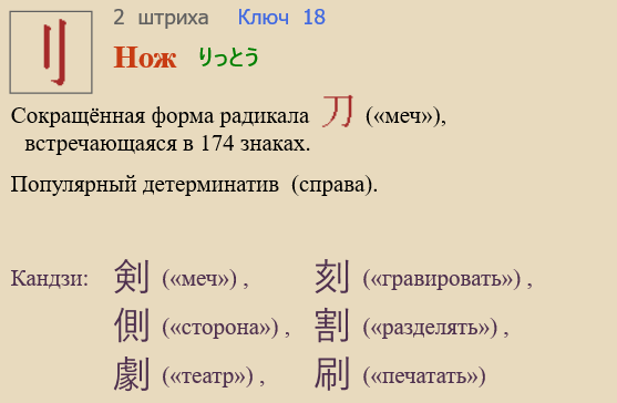 Нож
